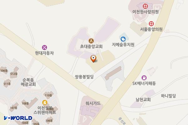 증포동 행정복지센터 위치 지도 — 경기도 이천시 증신로156번길 15