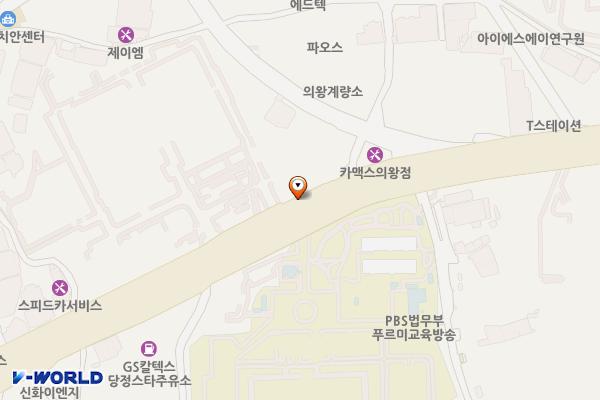 서울소년원(고봉중학교) 위치 지도 — 경기도 군포시 고산로 102