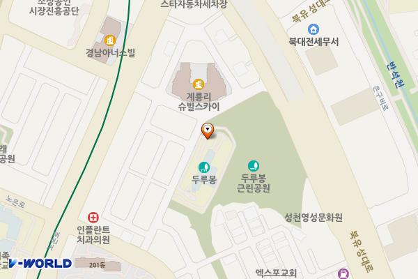 노은도서관 위치 지도 — 대전광역시 유성구 노은동로234번길 34