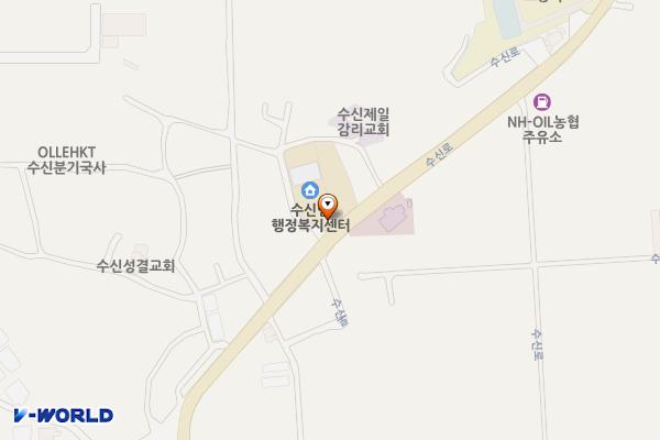수신면 행정복지센터 위치 지도 — 충청남도 천안시 동남구 수신면 수신로 431