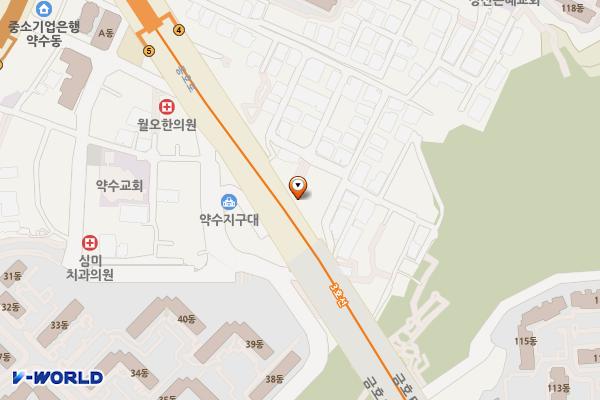 약수동공영주차장 위치 지도 — 서울특별시 중구 동호로8다길 22