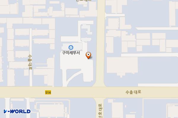 구미세무서 위치 지도 — 경상북도 구미시 수출대로 179