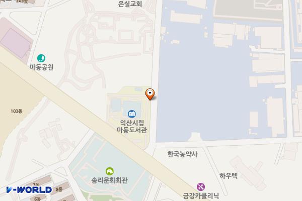 마동도서관 위치 지도 — 전북특별자치도 익산시 선화1로 99