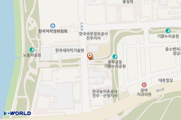 국민건강보험공단 위치 지도 — 경상남도 진주시 소호로 112