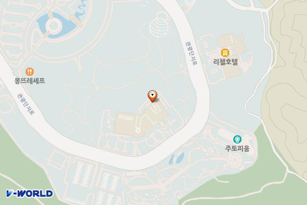 안동그랜드호텔 위치 지도 — 경상북도 안동시 관광단지로 346-84