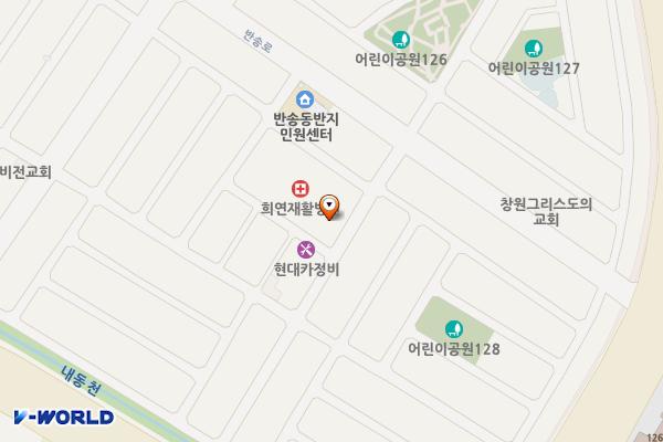 케이프타운상가 위치 지도 — 경상남도 창원시 성산구 원이대로393번길 25