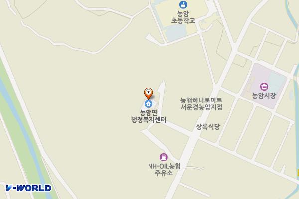 농암면행정복지센터 위치 지도 — 경상북도 문경시 농암면 농암길 50