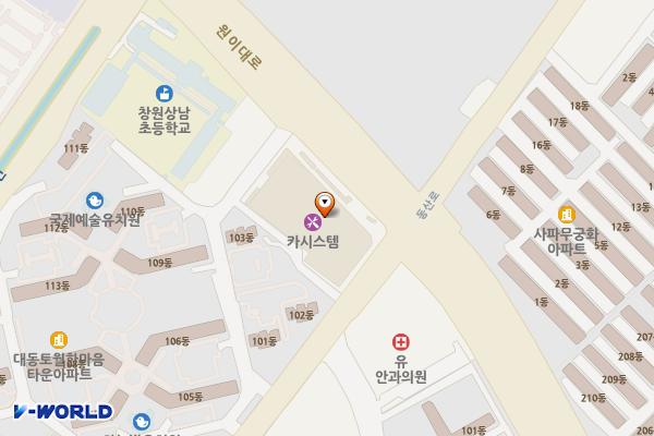 대동백화점 위치 지도 — 경상남도 창원시 성산구 원이대로 730