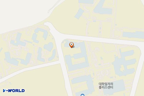 금오공과대학교(글로벌관) 위치 지도 — 경상북도 구미시 대학로 61