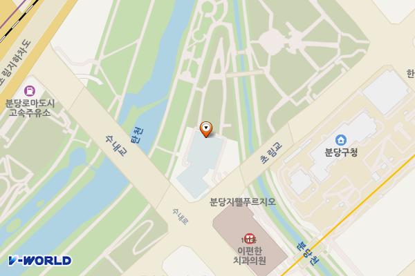 황새울국민체육센터 위치 지도 — 경기도 성남시 분당구 황새울로 273