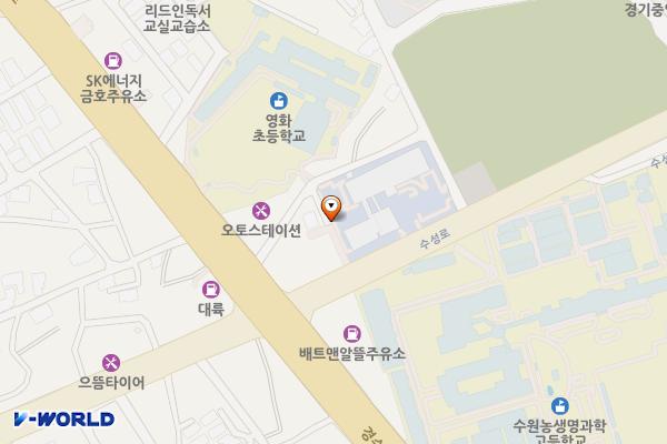 경기도교육연구원 위치 지도 — 경기도 수원시 장안구 수성로 421