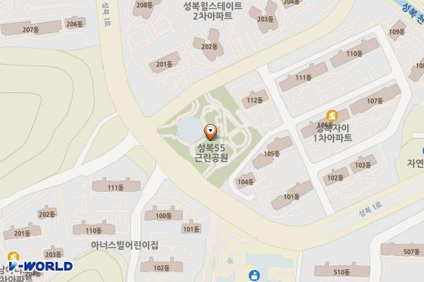 성복도서관 위치 지도 — 경기도 용인시 수지구 성복1로164번길 6