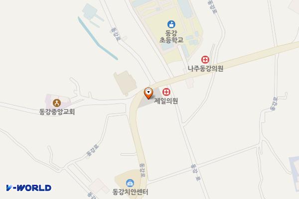 동강 농협 공영주차장 위치 지도 — 전남광주통합특별시 나주시 동강면 동강로 585