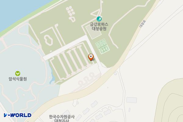 한국수자원공사 대청공원 위치 지도 — 대전광역시 대덕구 대청로 609