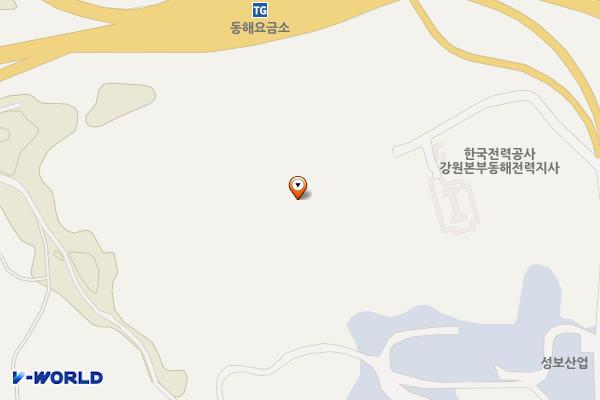 지흥동 동해전력지사 위치 지도 — 강원특별자치도 동해시 동해대로 5223