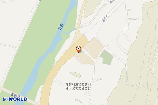한국농어촌공사 위치 지도 — 경상북도 예천군 예천읍 충효로 570