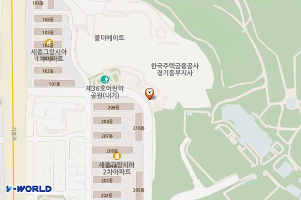 구갈동 자투리주차장(1) 위치 지도 — 경기도 용인시 기흥구 구갈동 277-3,277-5
