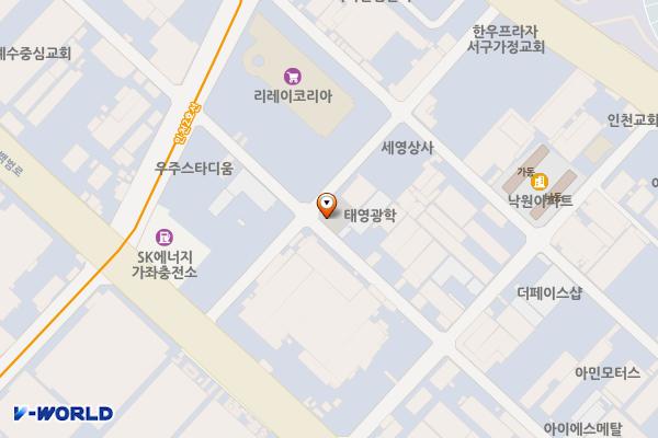 축산물시장 공영주차장 위치 지도 — 인천광역시 서해구 가좌로84번길 35