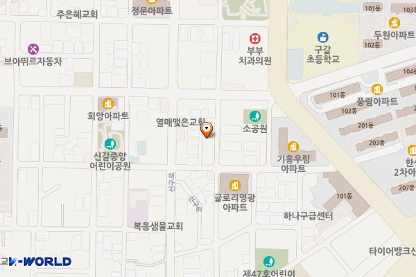 구갈동 임시공영 위치 지도 — 경기도 용인시 기흥구 구갈동 402-17