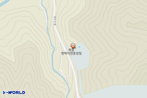하동군 편백 자연휴양림 위치 지도 — 경상남도 하동군 옥종면 돌고지로 1088-51