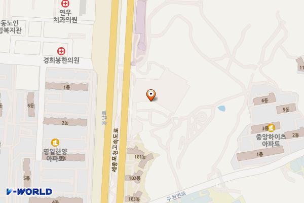 강동아트센터(강동문화재단) 위치 지도 — 서울특별시 강동구 동남로 870