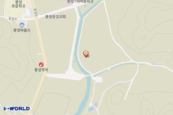 봉성면 문화복지센터 위치 지도 — 경상북도 봉화군 봉성면 미륵골길 17