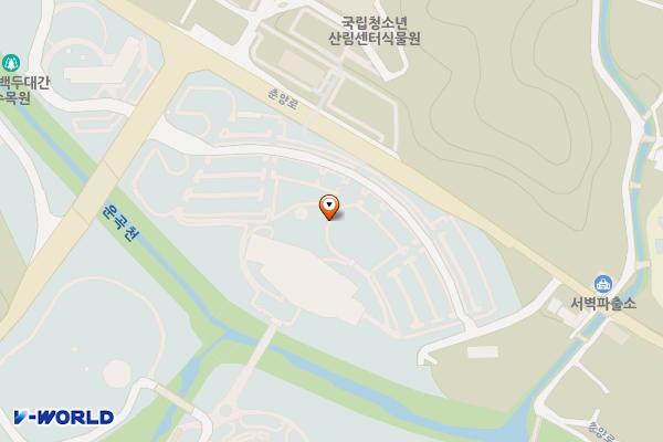 백두대간수목원1 위치 지도 — 경상북도 봉화군 춘양면 춘양로 1501