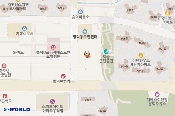 영덕동 임시공영(2) 위치 지도 — 경기도 용인시 기흥구 영덕동 965, 966
