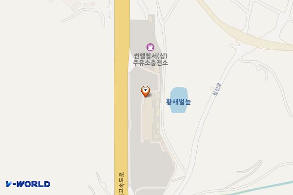 칠서휴게소(양평방향) 위치 지도 — 경상남도 함안군 칠서면 계룡로 122-1