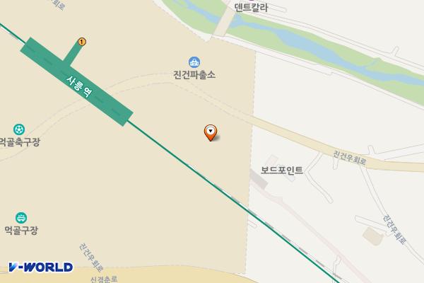 진건 제4 공영주차장 위치 지도 — 경기도 남양주시 진건읍 진건우회로 76