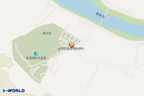호법면 체육지원센터 위치 지도 — 경기도 이천시 호법면 동산로395번길 139-38
