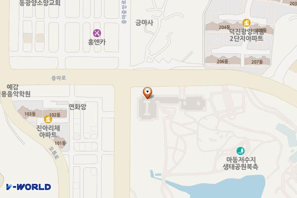 마동생태공원 위치 지도 — 전남광주통합특별시 광양시 중마로 348-6