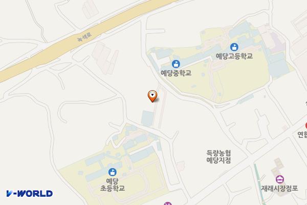 예당도서관 전기차 충전소 위치 지도 — 전남광주통합특별시 보성군 득량면 예당길 155-23
