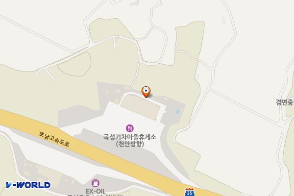 (고속도로)곡성휴게소 논산방향 위치 지도 — 전남광주통합특별시 곡성군 겸면 호남고속도로 50