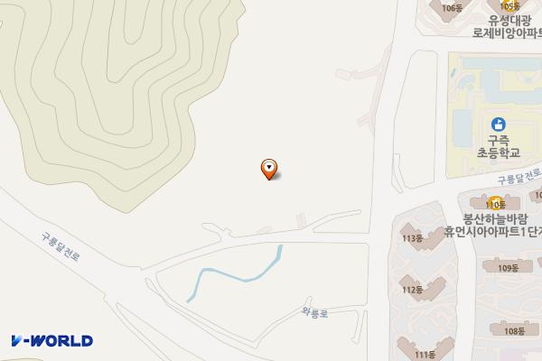 구즉동 행정복지센터 위치 지도 — 대전광역시 유성구 구룡달전로 22