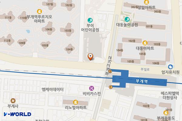 부개역공영주차장 위치 지도 — 인천광역시 부평구 수변로 22