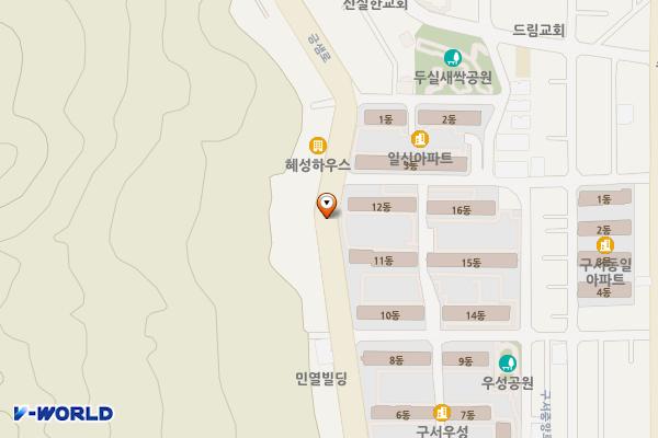 (전주거치형)구서동2 위치 지도 — 부산광역시 금정구 금샘로 377