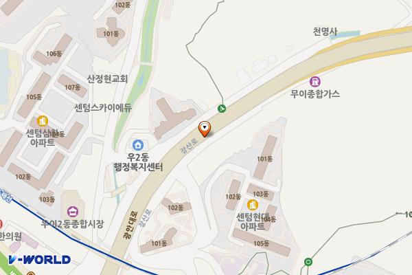 (전주거치형)장산로주거지1 위치 지도 — 부산광역시 해운대구 장산로32번길 32