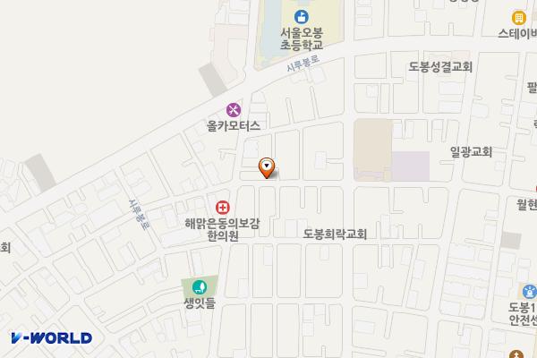 서울북부지검 위치 지도 — 서울특별시 도봉구 마들로 747