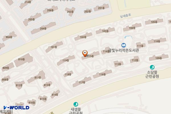 세종통합사옥 공용 전기차충전소 위치 지도 — 세종특별자치시 소담로 40