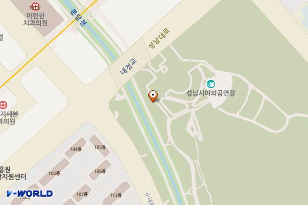 분당구청 위치 지도 — 경기도 성남시 분당구 분당로 50