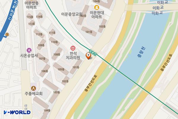 동대문중랑지사(공용) 위치 지도 — 서울특별시 중랑구 동일로 862