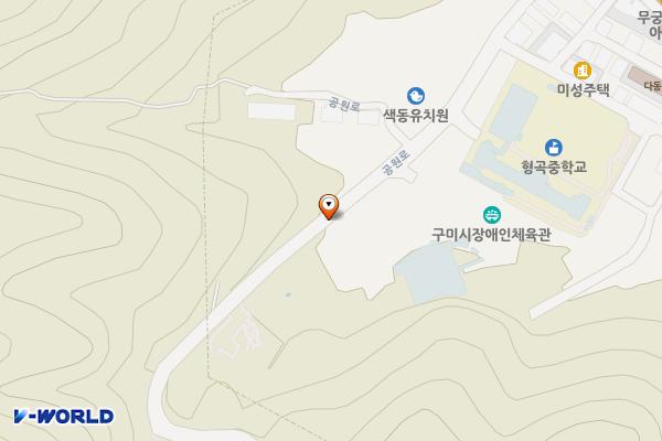 장애인 종합복지관 위치 지도 — 경상북도 구미시 공원로 340
