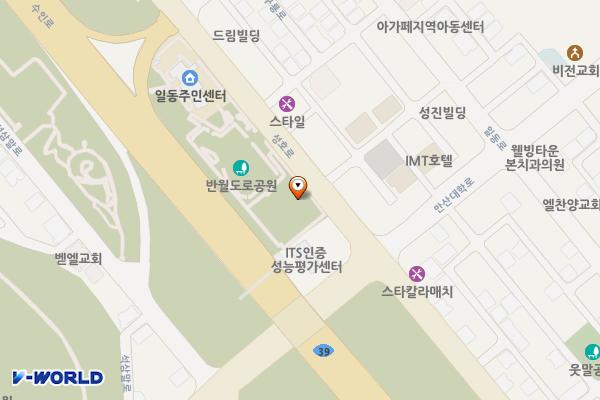 성호체육문화센터 위치 지도 — 경기도 안산시 상록구 성호로 43
