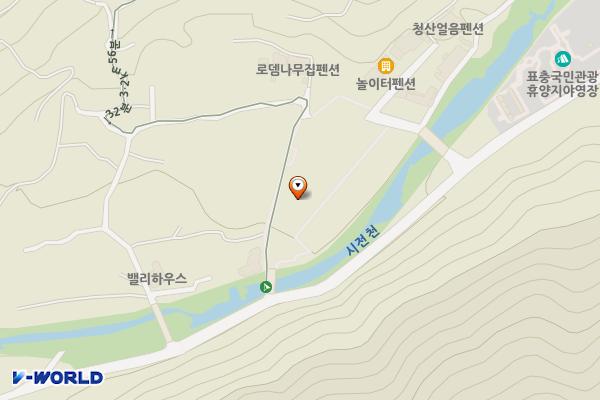 단장면 표충사 공영주차장 위치 지도 — 경상남도 밀양시 단장면 시전1길 17