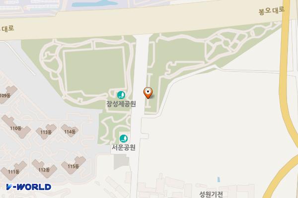 장성제 근린공원 위치 지도 — 인천광역시 계양구 서운동 223