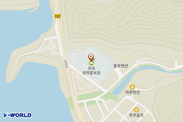 무주 한수원 양수발전소 에너지 홍보관 위치 지도 — 전북특별자치도 무주군 적상면 포내리 360