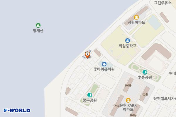 동구 방어동 노상주차장 위치 지도 — 울산 동구 방어동 1115-7