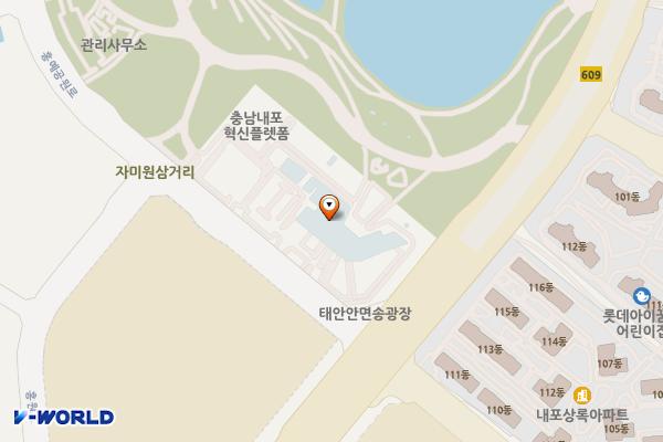 충청남도보건환경연구원 위치 지도 — 충남 홍성군 홍북읍 신경리 890