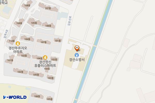 경산소방서119구조대 위치 지도 — 경북 경산시 압량읍 신대리 149